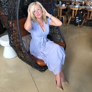 Gal Meets Glam chiffon midi dress. Size 2